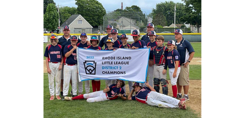 2022 District 2 Champions Baseball Majors